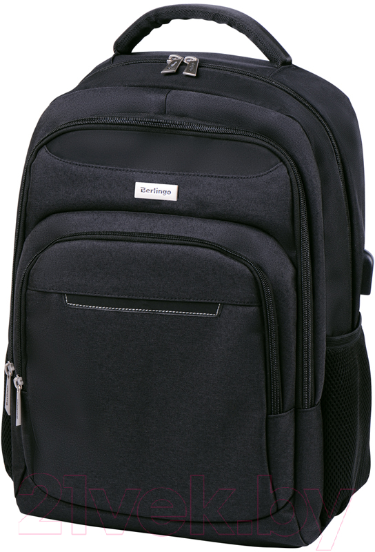 Школьный рюкзак Berlingo City Strict black / RU06952