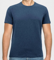 Футболка Alfa Man 6603 (р.182,188-108, темно-синий меланж) - 