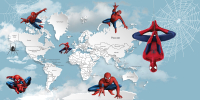 

Фотообои листовые Citydecor, Superhero Spiderman 3 с защитным покрытием