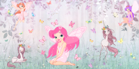 

Фотообои листовые Citydecor, Sweet Dreams 3 с защитным покрытием