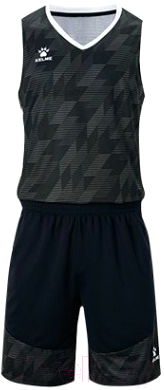 Баскетбольная форма Kelme Basketball Clothes / 3591052-000 (XL, черный)