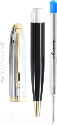 Ручка шариковая имиджевая Manzoni Genova с футляром / KR043B-98M
