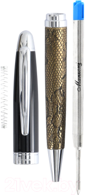 Ручка шариковая имиджевая Manzoni Ravenna с футляром / KR712-R602BM