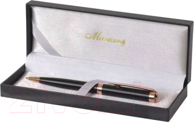 Ручка шариковая имиджевая Manzoni Savona с футляром / SAV51TG-BM