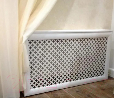 Экран для радиатора STELLA Готико Белый (120х60)