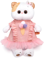 Мягкая игрушка Budi Basa Кошечка Ли-Ли в платье с мороженым / LK24-087 - 