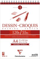 Скетчбук Clairefontaine Dessin Croquis / 96614C (50л) - 