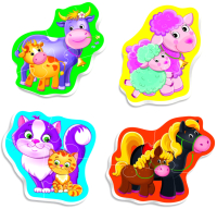 

Развивающий игровой набор Vladi Toys, Baby Puzzle Мама и малыш / VT1106-58