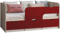 

Кровать-тахта детская Регион 058, Юниор-9 МДФ 1.6 правый