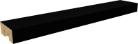 Рейка интерьерная STELLA Бриона МДФ Black Edition (2700x40x16) - 