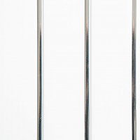 Панель ПВХ листовая STELLA Premium Лак Серебро (3000x250x8мм) - 