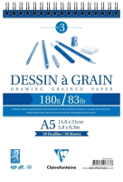 Скетчбук Clairefontaine Dessin A Grain / 96633C (30л) - 