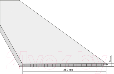 Панель ПВХ STELLA Premium Ясень Серый 33/2 (2700x250x9мм)