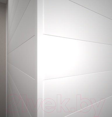 Угол для стеновой панели STELLA Универсальный ПВХ 2700x25x25мм (белый)