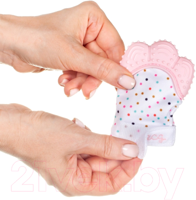 Прорезыватель для зубов NDCG 3-12мес / 05.4514 (розовый)