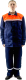 Комплект рабочей одежды Перспектива Стандарт-1 (р-р 64-66 / 194-200, темно-синий/оранжевый) - 