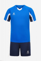 Футбольная форма Kelme Short-Sleeved Football Suit / 8251ZB3002-481 (р.150, синий/темно-синий) - 