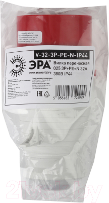 Изображение товара Вилка штепсельная ЭРА Б0032854