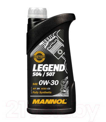 Моторное масло Mannol Legend 504/507 0W30 SN / MN7730-1 (1л)