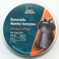 Пульки для пневматики H&N Baracuda Hunter Extreme 4.5мм (400шт) - 