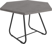 Журнальный столик Sheffilton SHT-S38/TT20 ЛДСП 70 (черный муар/бетон чикаго темно-серый) - 