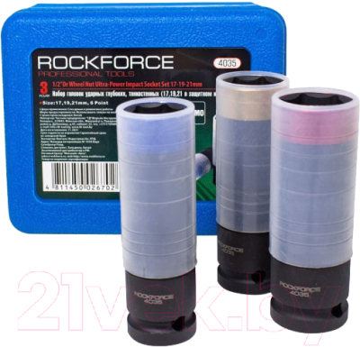 Набор головок слесарных RockForce RF-4035