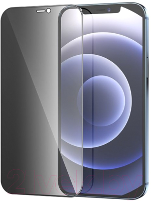 Защитное стекло для телефона Hoco A21 для iPhone 12 Mini (черный)