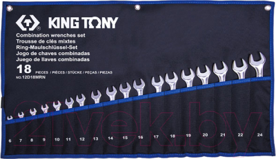 Набор ключей King TONY 12D18MRN