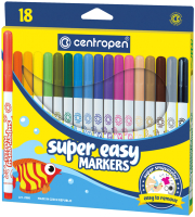 

Фломастеры Centropen, Super Easy / 7 2580 1801