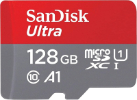 

Карта памяти SanDisk, Ultra microSDXC A1 Class 10 UHS-I 128GB (SDSQUA4-12)