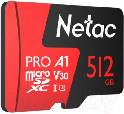 Карта памяти Netac MicroSDXC P500 Extreme Pro 512GB (NT02P500PRO-512G-S)