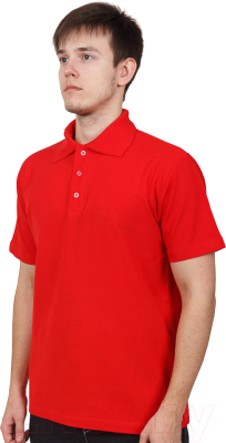 Футболка Sardoba Tekstil Поло (XL, красный)