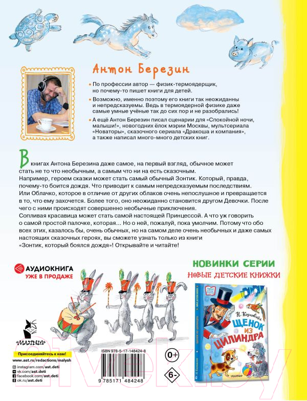 Художественная книга АСТ Зонтик, который боялся дождя (Березин А.) — фото 2
