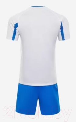 Футбольная форма Kelme Short Sleeved Football Suit / 8251ZB1002-100 (L, белый/синий)