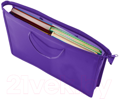 Папка-портфель Пифагор 228237 (фиолетовый)