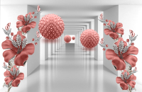 

Фотообои листовые Citydecor, Цветочная абстракция 12 с защитным покрытием