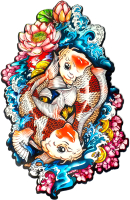 Пазл Грай Японская рыба Кои / ПЗ-16 - 