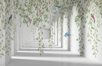 

Фотообои листовые Citydecor, Flower Tunnel 3D 1 с защитным покрытием