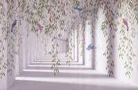 

Фотообои листовые Citydecor, Flower Tunnel 3D 5 с защитным покрытием