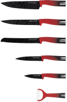 Набор ножей Mercury Haus Kitchen King / KK-SL5 RED - 