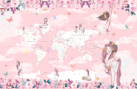 

Фотообои листовые Citydecor, Princess 14 с защитным покрытием