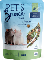 

Корм для грызунов Pet's Brunch, Рацион для крыс