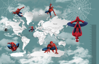 

Фотообои листовые Citydecor, Superhero Spiderman 6 с защитным покрытием