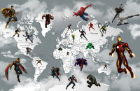 

Фотообои листовые Citydecor, Superhero 1 с защитным покрытием