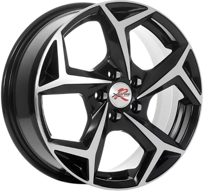 

Литой диск, R066 Kaptur 16x6.5" 5x114.3мм DIA 66.1мм ET 50мм BK/FP