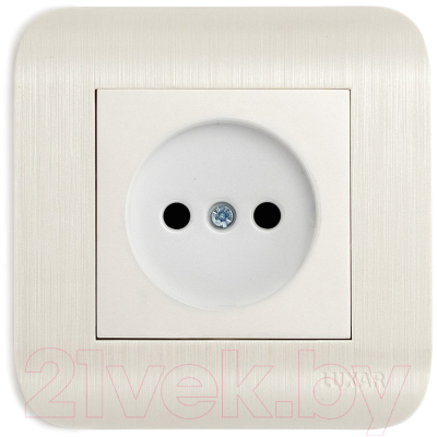 Розетка Luxar Deco 10.020.01 (белый)