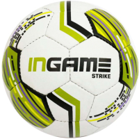 Футбольный мяч Ingame Strike №5 IFB-127 (белый/зеленый) - 