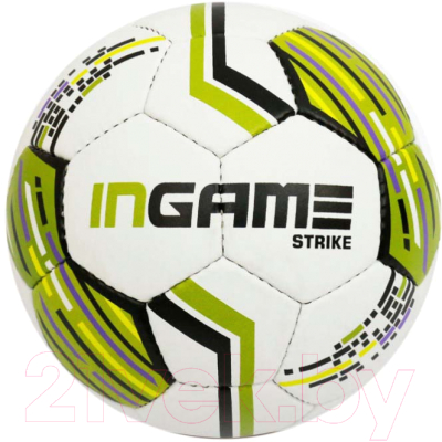 Футбольный мяч Ingame Strike №5 IFB-127 (белый/зеленый)