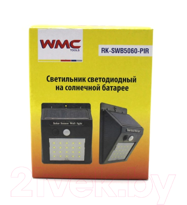 Светильник переносной WMC Tools RK-SWB5060-PIR