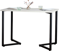 Обеденный стол Millwood Лондон Л18 100x70 (дуб белый Craft/металл черный) - 